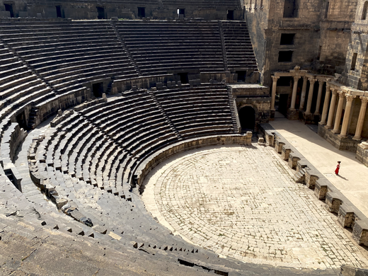 Black Amphitheater of Bosra, Syria, Featured on Atlas Obscura